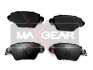 Тормозные колодки дисковые, комплект MAXGEAR 19-0495 (фото 1)