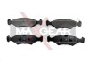 Тормозные колодки дисковые, комплект MAXGEAR 19-0627 (фото 1)