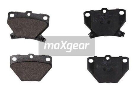 Тормозные колодки дисковые, комплект MAXGEAR 19-1160