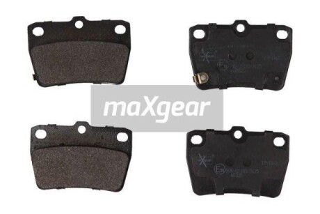 Тормозные колодки дисковые, комплект MAXGEAR 19-1162