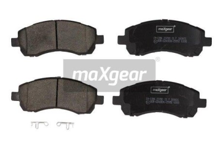 Тормозные колодки дисковые, комплект MAXGEAR 19-1396