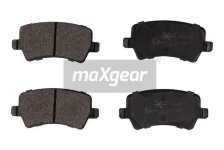 Тормозные колодки дисковые, комплект MAXGEAR 19-1474