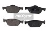 Тормозные колодки дисковые, комплект MAXGEAR 19-1545 (фото 1)