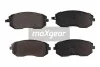 Тормозные колодки дисковые, комплект MAXGEAR 19-1826 (фото 1)