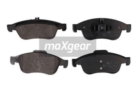 Тормозные колодки дисковые, комплект MAXGEAR 19-1992