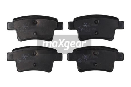 Тормозные колодки дисковые, комплект MAXGEAR 19-2089