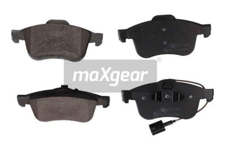 Тормозные колодки дисковые, комплект MAXGEAR 19-2125