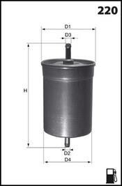 Топливный фильтр MECAFILTER ELE6010