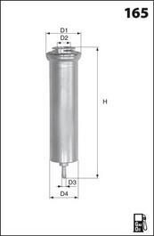 Топливный фильтр MECAFILTER ELG5450