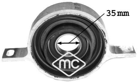 Подшипник подвесной вала карданного Metalcaucho 05836