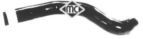 Патрубок системы охлаждения Metalcaucho 07898