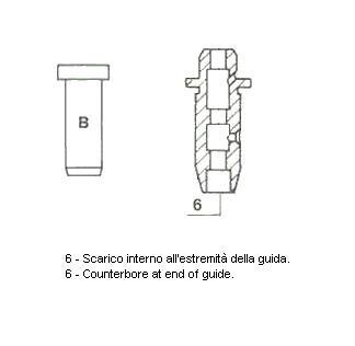 Втулка клапана направляющая Metelli 01-1482