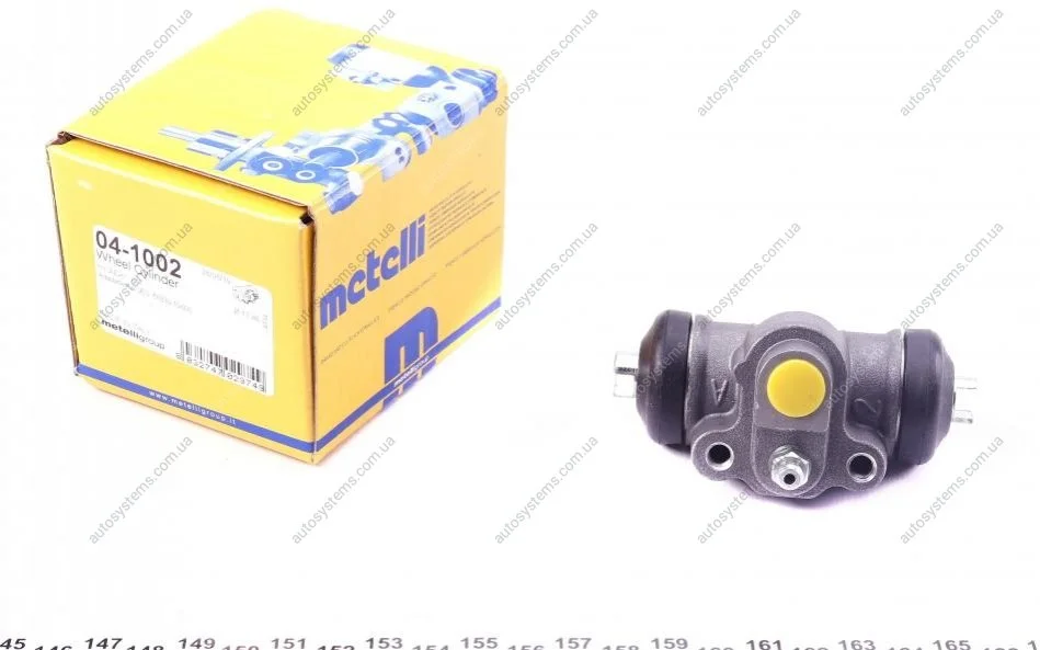 Циліндр гальмівний (задній) Hyundai Accent III 05-10/Kia Rio 05- Metelli 04-1002 (фото 1)