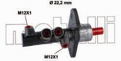 Цилиндр тормозной, главный Metelli 05-0374