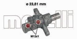 Цилиндр тормозной, главный Metelli 05-0522