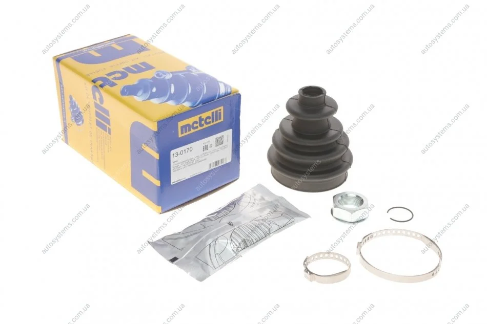 Пильник ШРКШ (зовнішній) Citroen Jumpy/Evasion/Fiat Scudo/Peugeot 806/Expert 94-06 (25x86x96) (к-кт) Metelli 13-0170 (фото 1)