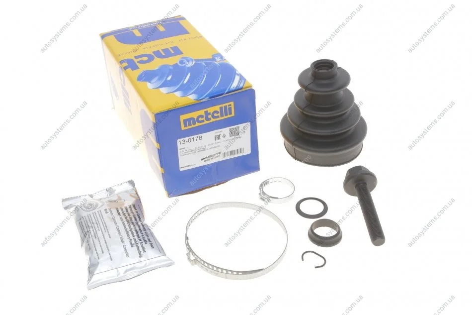Пильник ШРКШ (зовнішній) Audi A4/A6 94-05/Skoda SuperB 01-08/VW Passat B5 96-05 (21x85x103) (к-кт) Metelli 13-0178 (фото 1)