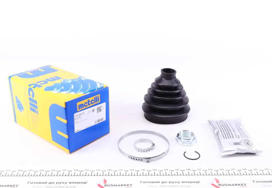 Пильник ШРКШ (зовнішній) BMW X5 (E53) 00-06 (27.3x96.5x109) (к-кт) Metelli 13-0413 (фото 1)