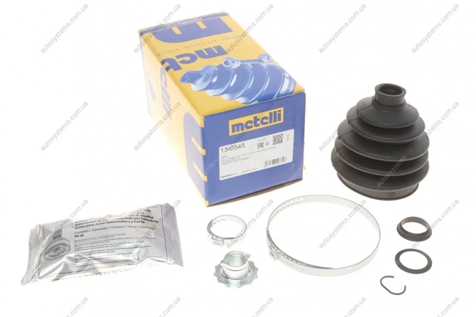 Пильник ШРКШ (зовнішній) Skoda Fabia 11-/Rapid 12-15/Roomster 07-15/VW Polo 09- (22x75x112) (к-кт) Metelli 13-0545 (фото 1)