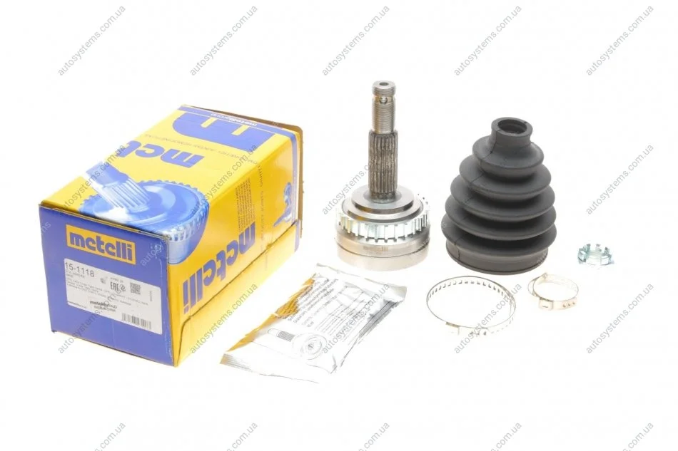 ШРКШ (зовнішній) Opel Astra F 91-05/Corsa 93-00/Vectra A/B 88-03 (22z/22z/52mm/81mm/58.5mm) (+ABS29z) Metelli 15-1118 (фото 1)