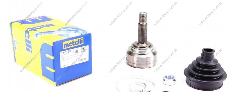 ШРКШ (зовнішній) Skoda Favorit 89-97/Felicia 94-02/VW Caddy 96-00 (22z/22z/47mm/83mm/56mm) Metelli 15-1158 (фото 1)