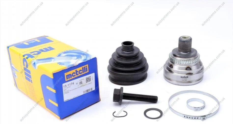 ШРКШ (зовнішній) Audi 100 90-94/A6 94-97 (38z/27z/59.6mm/98mm/34mm) (+ABS45z) Metelli 15-1174 (фото 1)