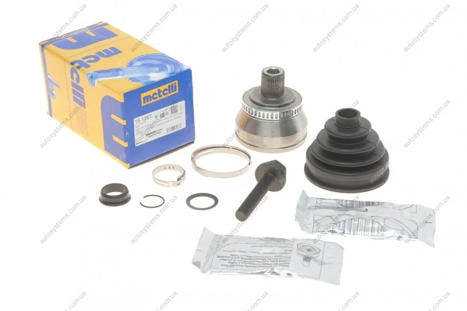 ШРКШ (зовнішній) Audi A4/A6/A8/VW Passat 94-05/Skoda SuperB 01-08 (38z/27z/59.5mm/98mm/34mm)(+ABS45z) Metelli 15-1267 (фото 1)