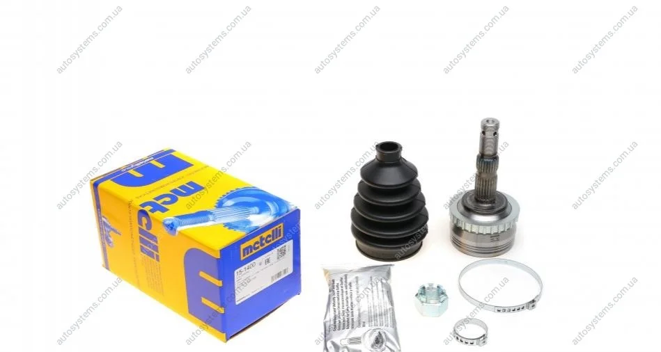 ШРКШ (зовнішній) Opel Corsa B 96-00/Corsa C 00-09 (22z/28z/52mm/75.6mm/58mm) (+ABS29z) Metelli 15-1400 (фото 1)
