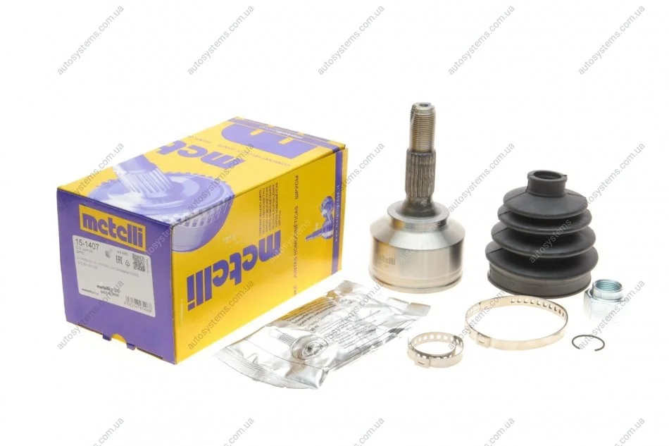 ШРКШ (зовнішній) Citroen C2/C3 1.1i/1.4 16V/1.4i/1.4HDi 02- (21z/21z/48.75mm/75.6mm) Metelli 15-1407 (фото 1)