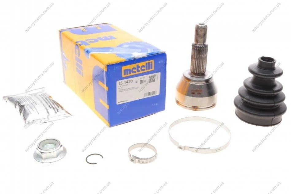 ШРКШ (зовнішній) Ford Fiesta V 01-08/Fusion 02-09/Ecosport 13- (25z/21z/53.2mm/75.6mm/56mm) Metelli 15-1430 (фото 1)