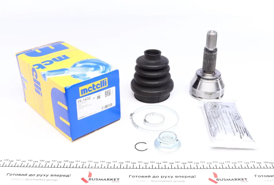ШРКШ (зовнішній) Ford Fiesta V 01-08/Fusion 02-12 (25z/22z/53.3mm/73.3mm/55.5mm) Metelli 15-1432 (фото 1)