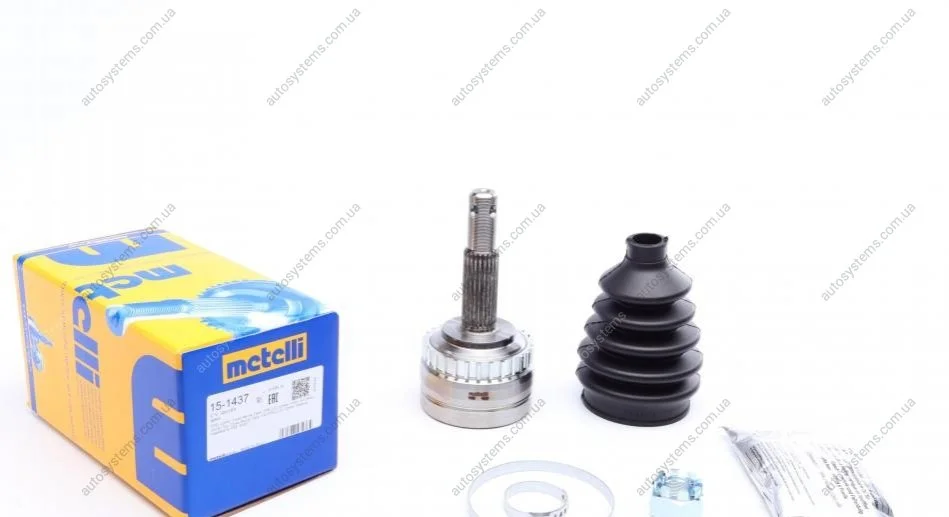 ШРКШ (зовнішній) Opel Combo 01-/Corsa C 00-09/Meriva A 03-10/Tigra (22z/28z/52mm/81mm/58mm) (+ABS29z) Metelli 15-1437 (фото 1)
