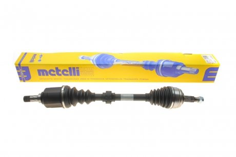 Піввісь (передня) (L) Dacia Duster 1.5dCi/1.6 МКПП 10-/Renault Megane 1.5dCi 08-15 (25z/26z/706mm) Metelli 17-1336