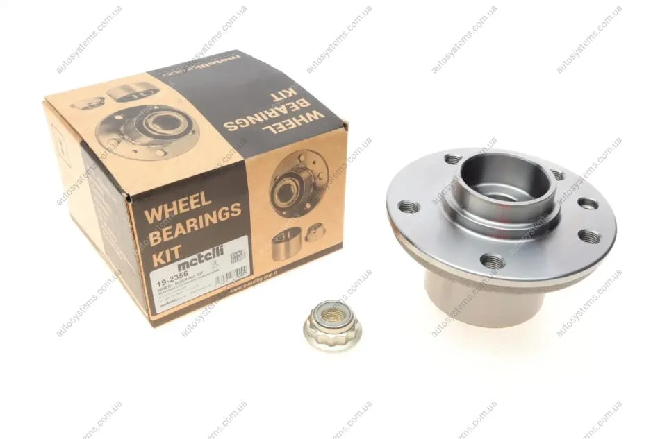 Підшипник маточини (передньої/задньої) VW T5/Multivan V 03-/Touareg 03-10 (29.2x85x102.5) Metelli 19-2356 (фото 1)