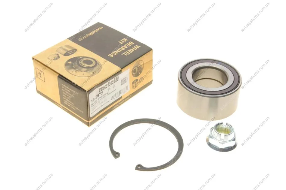 Підшипник маточини (передньої) Renault Megane III/IV 08-/Duster 11- (42x80x39) (+ABS) (к-кт) Metelli 19-2872 (фото 1)