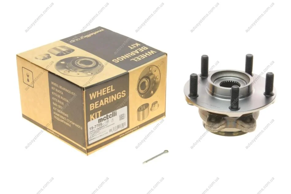 Підшипник маточини (передньої) Nissan Juke/Leaf/Qashqai I/X-Trail/Renault Koleos I 07- Metelli 19-7709 (фото 1)