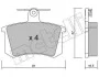 Колодки гальмівні (задні) Audi 80/90 82-96/A4 95-01/A6 94-97/A8 94-02/Fiat Croma 85-96 Metelli 22-0048-0 (фото 2)