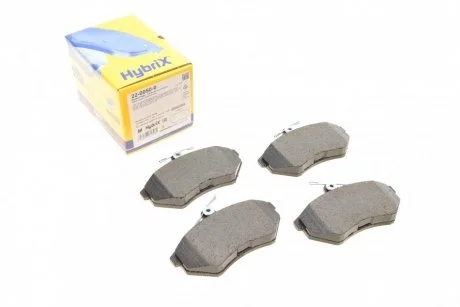 Колодки гальмівні (передні) Seat Cordoba/Ibiza/Toledo 93-02/VW Golf/Passat B2-B4 83-99 Metelli 22-0050-0