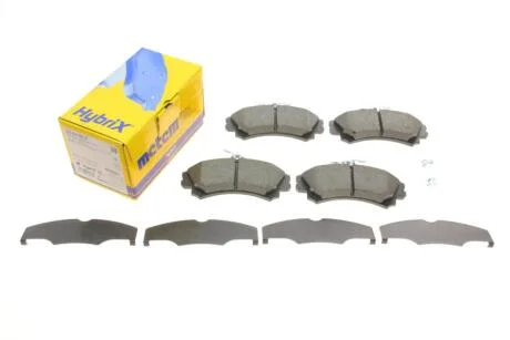 Колодки гальмівні (передні) Mitsubishi Colt 04-12/Smart 04- Metelli 22-0216-1