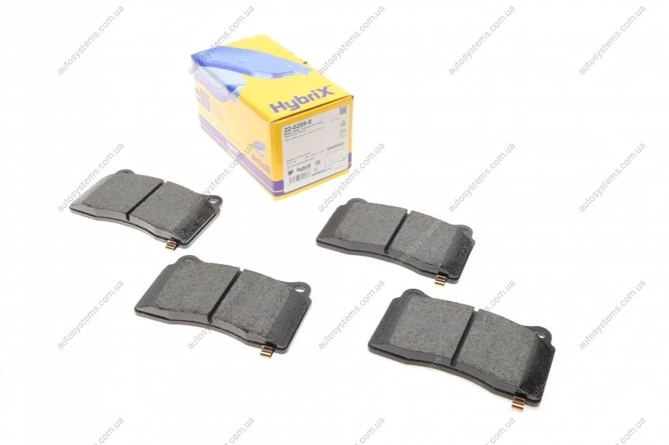 Колодки тормозные (передние) Tesla Model S/X 13-(Brembo) Metelli 22-0288-8 (фото 1)