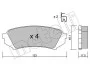 Колодки гальмівні (задні) Toyota Land Cruiser 100 98-07/Lexus LX II 98-08 Metelli 22-0453-0 (фото 9)