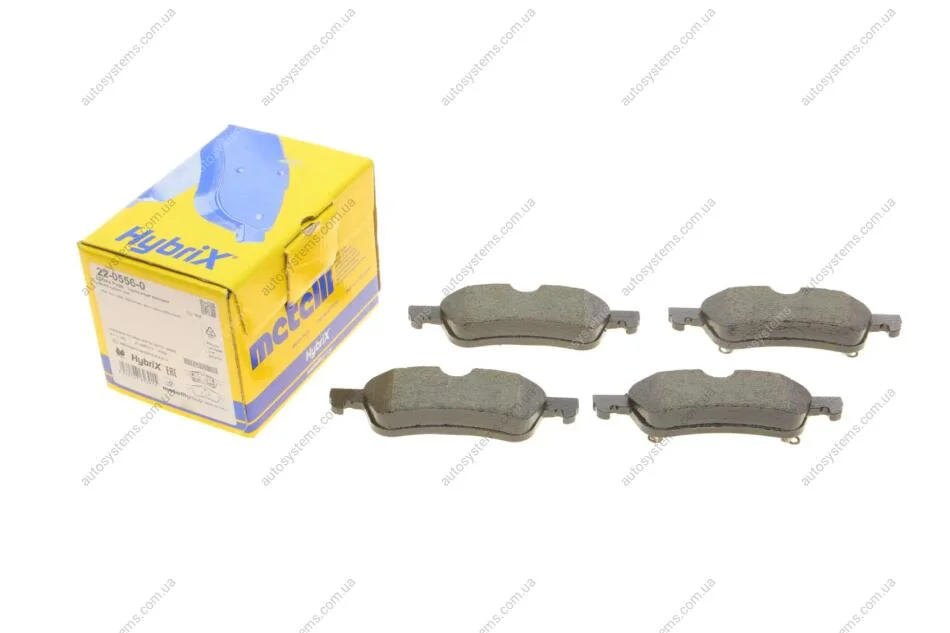 Колодки гальмівні (задні) Mini Cooper/One 01-06 Metelli 22-0556-0 (фото 1)