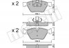 Колодки гальмівні (передні) BMW 3 (E90/E91/E92) 07-13/5 (E60/E61) 03-10/X1 (E84) 09-15 Metelli 22-0557-0 (фото 1)