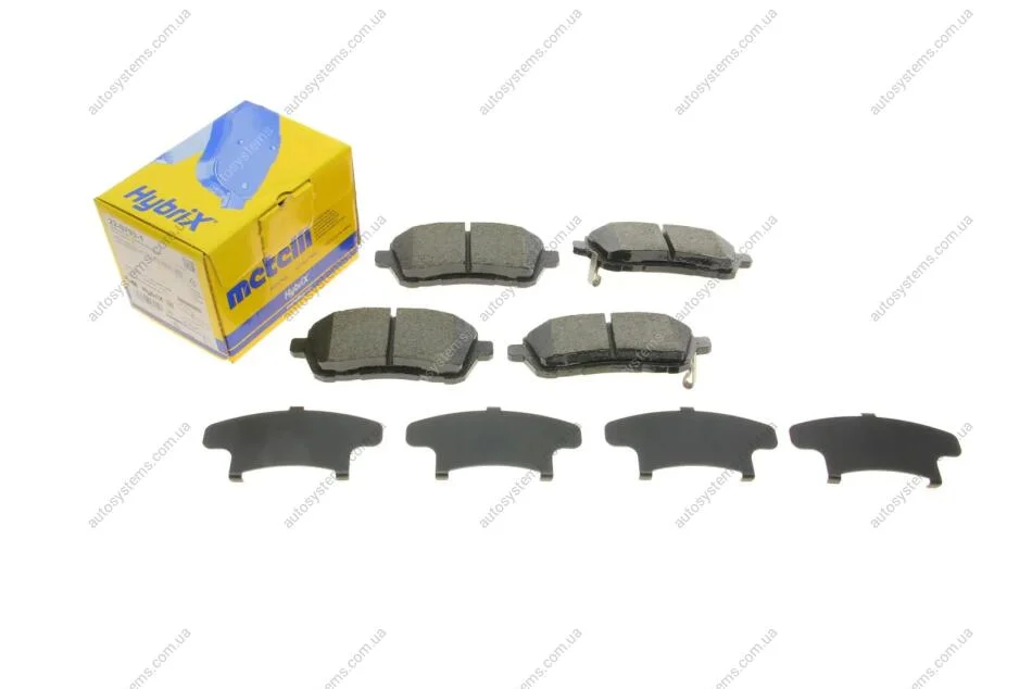 Колодки гальмівні (передні) Ford Fiesta VI 08-/Mazda 2 07-15/Subaru Justy 07- Metelli 22-0793-1 (фото 1)