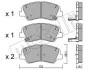 Колодки гальмівні (передні) Hyundai Accent IV 10-/ i20 14-/Solaris 17-/Kia Rio III 11- Metelli 22-0943-0 (фото 2)