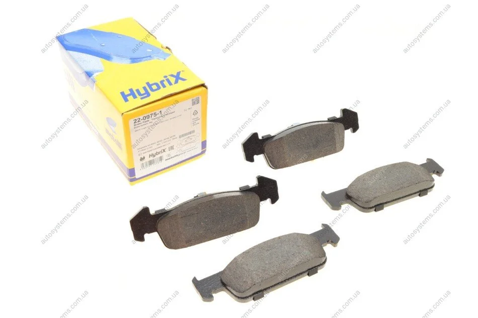 Колодки гальмівні (передні) Dacia Logan II/Sandero II 12-/Renault Logan 11-/Sandero 13/Clio IV 18- Metelli 22-0975-1 (фото 1)