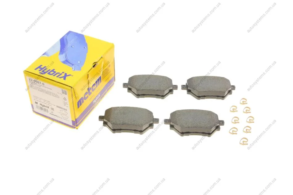 Колодки гальмівні (задні) Citroen C4/Berlingo/Peugeot 308/508/3008/Partner/Opel Combo 13- Metelli 22-0987-0 (фото 1)