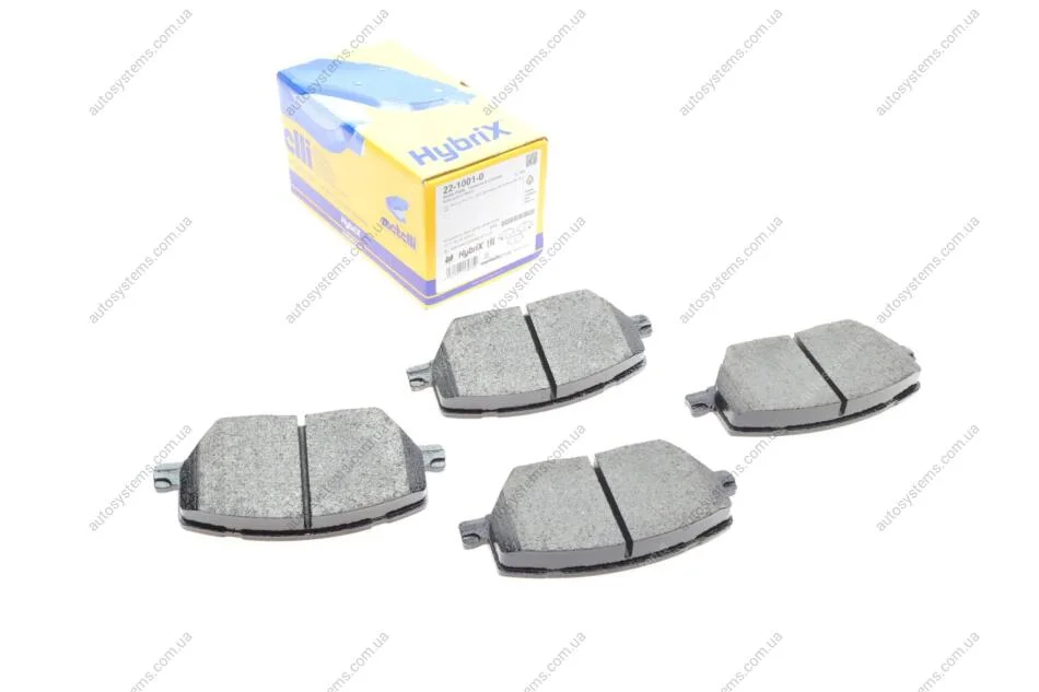 Колодки гальмівні (передні) Fiat 500X 1.4-1.6/1.6-2.0D 14-/ Jeep Renegade1.4-1.6/2.0CRD 14- Metelli 22-1001-0 (фото 1)