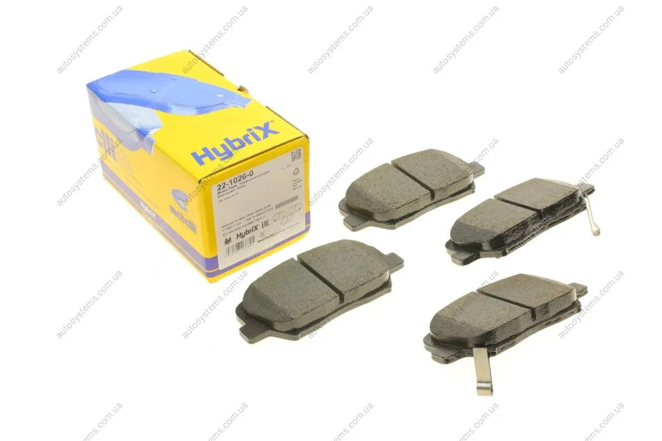 Колодки гальмівні (передні) Hyundai Santa Fe 10-/Creta 16-/Grandeur 11-/Kia Sorento 09-/Carens 13- Metelli 22-1026-0 (фото 1)