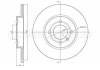 Диск гальмівний (передній) BMW 3 (E30) -91 M10/M40 (260x12.5) Metelli 23-0122 (фото 2)